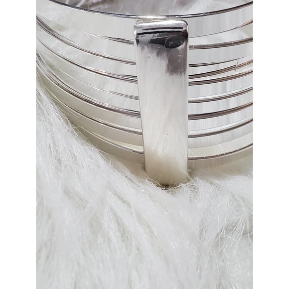 NWOT Women's Jewelry Silvertone Detachable Stacked Bangle Bracelet - Picture 4 of 4